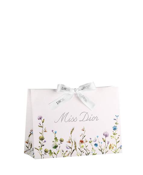 Complimentary Miss Dior Millefiori gift bag with any purchase 